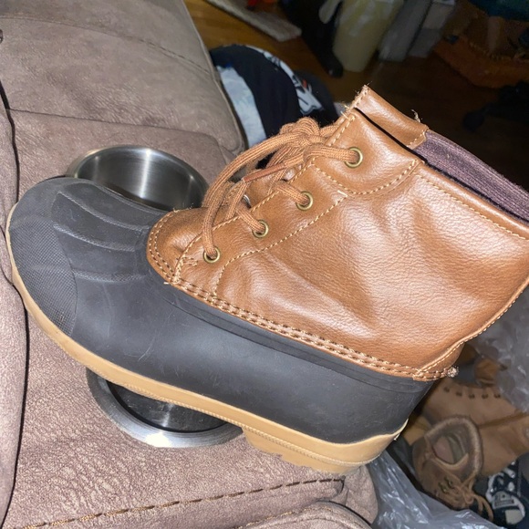 Sperry Kids Boots in Brown and Black girls size 3 - Picture 1 of 1
